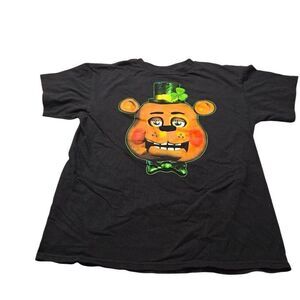 Five Nights at Freddie's shirt XL youth, St Patrick's day clover